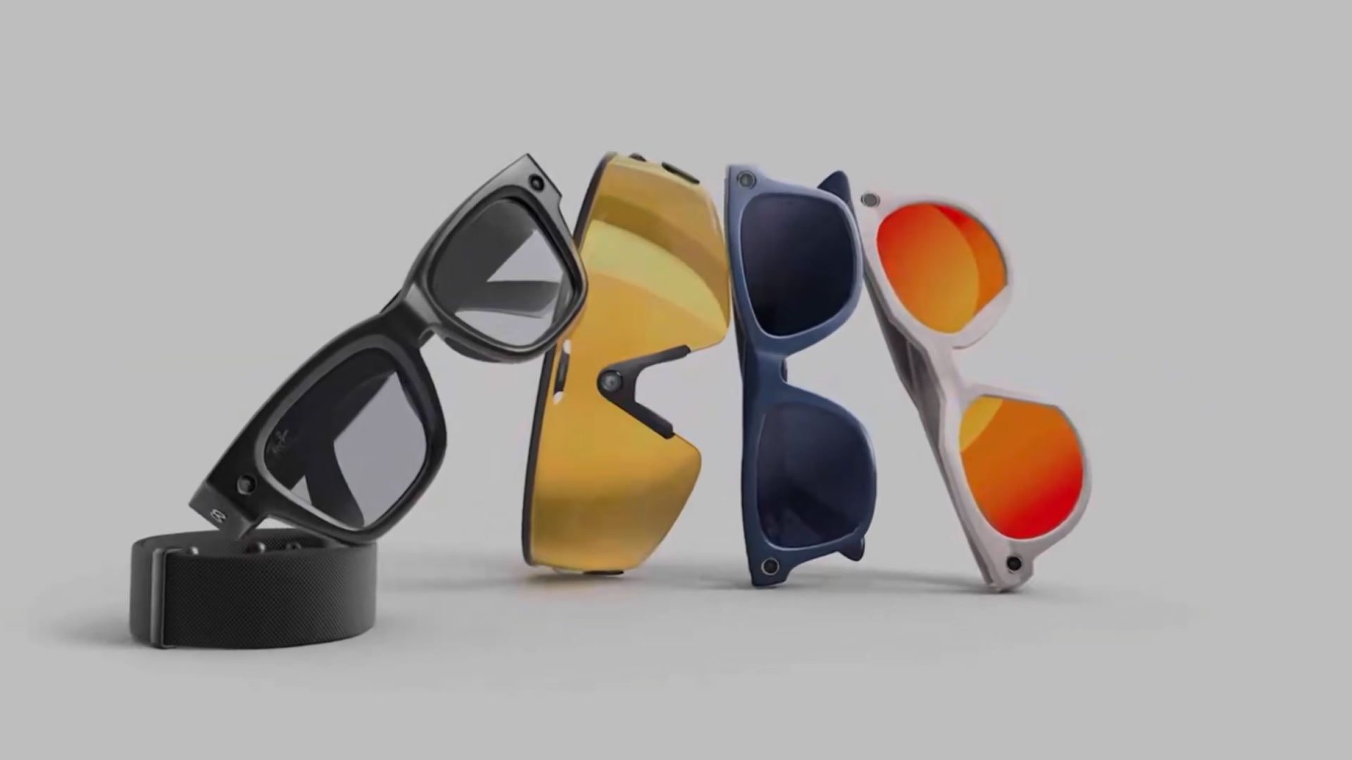 Meta 智能眼镜全家福 | 图片来源:布拉德·林奇